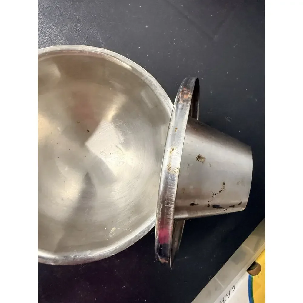 Set of 6 Vintage Italian Stainless Steel Shrimp Cocktail Servers